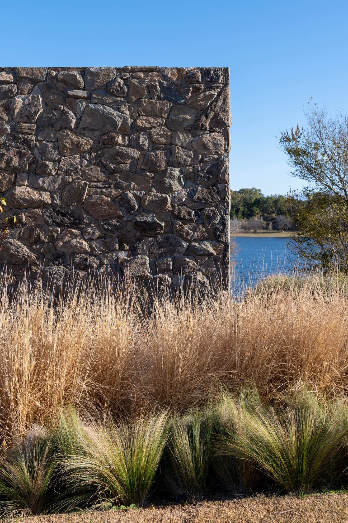 stone exterior wall